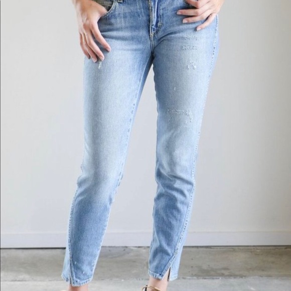 AMO CROP SKINNY JEANS SWEET CHEECKS - Picture 1 of 13